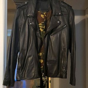 Blank NYC Leather Motorcycle Jacket